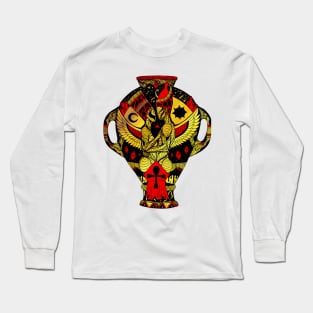 Gold and Red Divine Lovers Amphora Long Sleeve T-Shirt